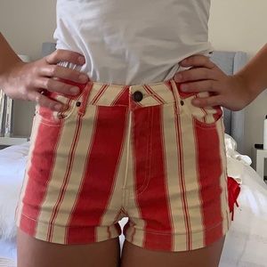Forever 21 striped shorts